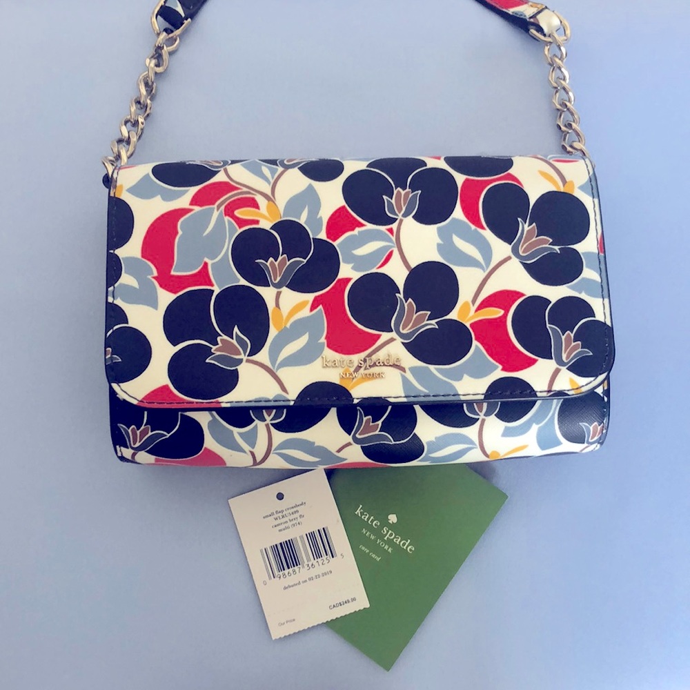 Kate Spade Breezy Floral Crossbody Bag (tag & care card)